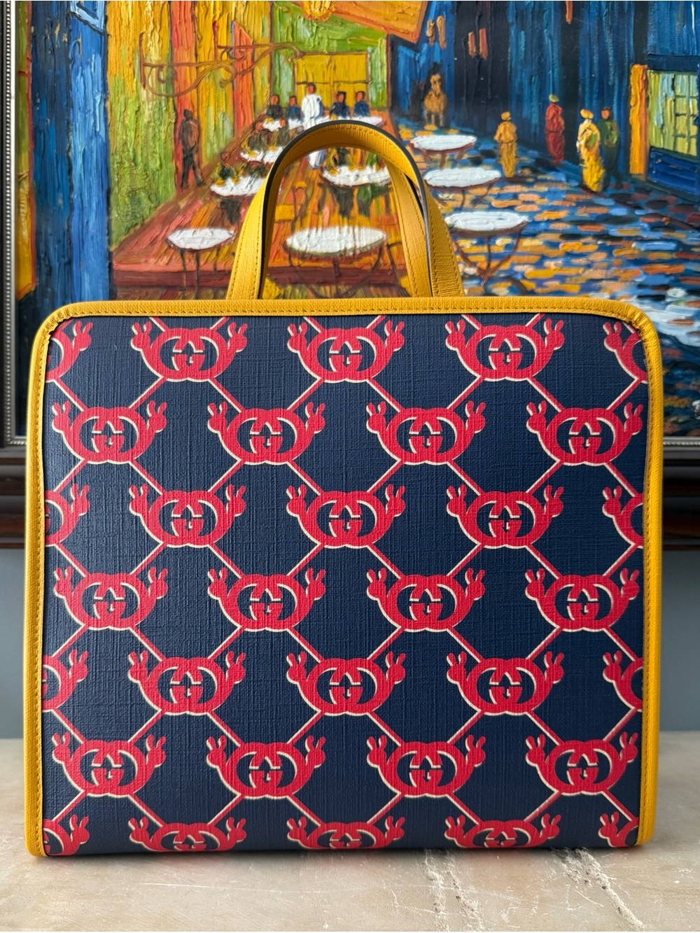 GUCCI Interlocking GG Snail Tote Bag